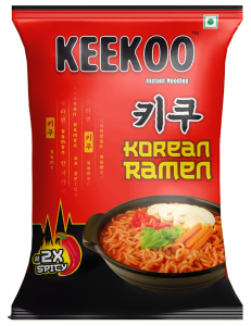 Keekoo Korean Ramen Front & Back Png - 1